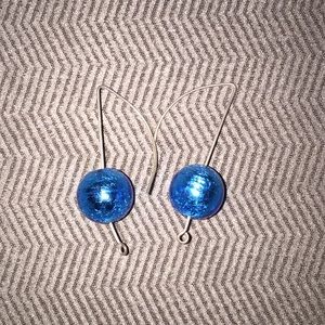 Blue earrings